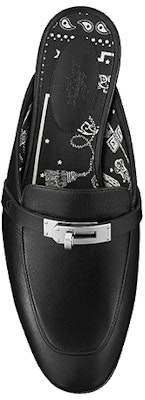 (Women) HERMES Oz Mule 'Les Cles Bandana Black' H202117Z-03 Purchase (Women) HERMES Oz Mule 'Les Cles Bandana Black' H202117Z-03