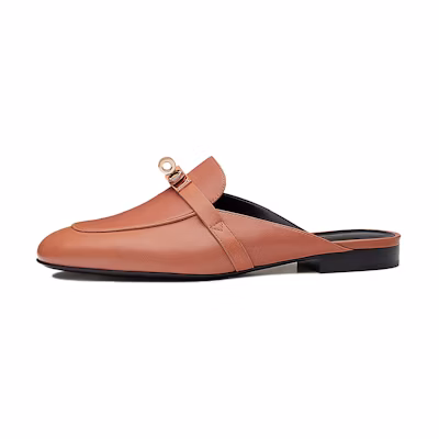 (W) HERMES Oz Mule 'Nude Pink'