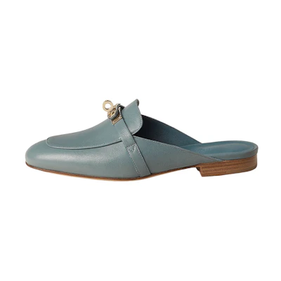 (W) HERMES Oz Mule 'Pine Forest Blue'