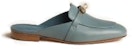(W) HERMES Oz Mule 'Pine Forest Blue' Biru Hutan Pinus H221081Z-6U