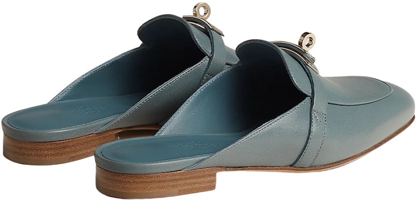 HERMES 愛馬仕 Oz Mule 山羊皮懶人鞋 女款 松樹林藍 Lookbook HERMES 愛馬仕 Oz Mule 山羊皮懶人鞋 女款 松樹林藍