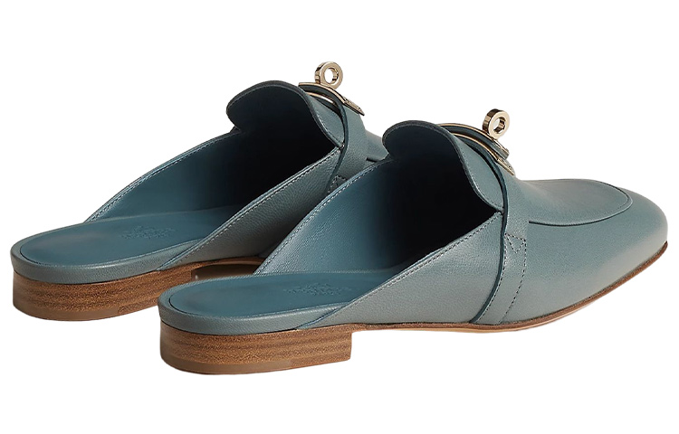 Shop (W) HERMES Oz Mule 'Biru Hutan Pinus' H221081Z-6U