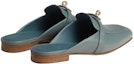 Shop (W) HERMES Oz Mule 'Pine Forest Blue' Biru Hutan Pinus H221081Z-6U