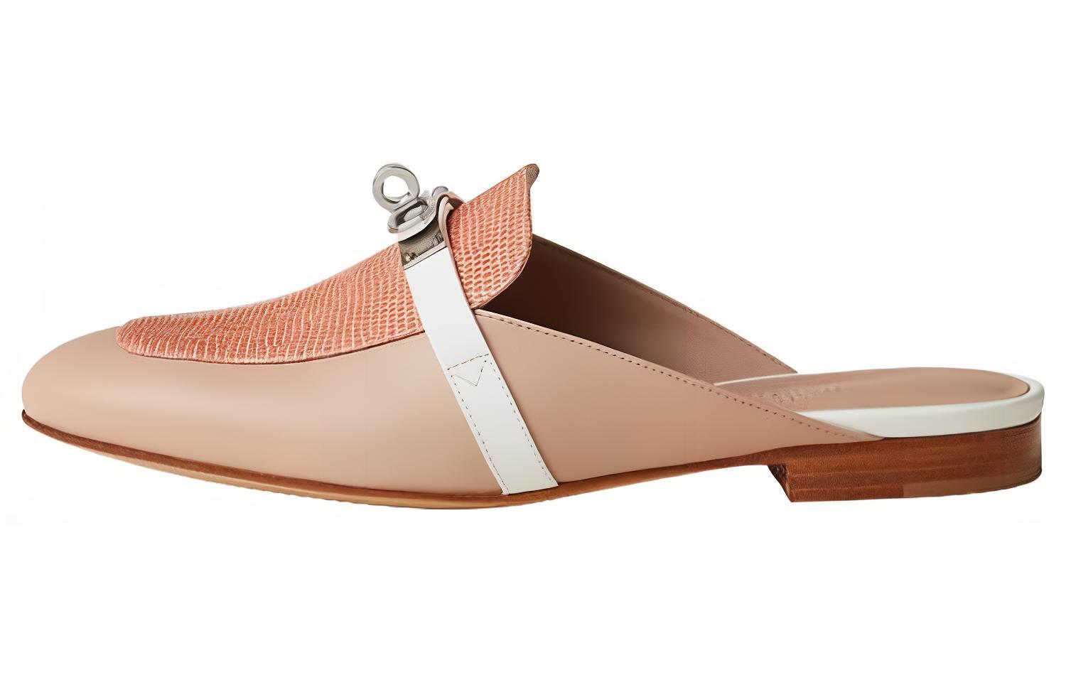 (Women) HERMES Oz Mule 'Pink Leather' H231267Z-2V