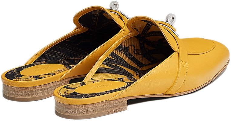 (Women) HERMES Oz Mule 'Sand Yellow' H221082Z-96 Shop (Women) HERMES Oz Mule 'Sand Yellow' H221082Z-96