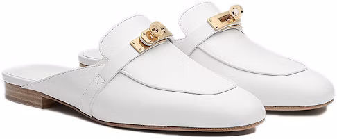 Lookbook (W) HERMES Oz Mule 'Kulit Anak Sapi Putih' H221256Z-90