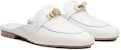 (W) HERMES Oz Mule 'Kulit Anak Lembu Putih' H221256Z-90