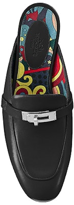 (Women) HERMES Oz Mule Black 'Faubourg Rainbow' H191086Z-02 Purchase (Women) HERMES Oz Mule Black 'Faubourg Rainbow' H191086Z-02