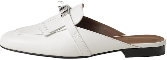 (Women) HERMES Oz Mule Slides 'White Leather' H241068Z-90 (Women) HERMES Oz Mule Slides 'White Leather' H241068Z-90