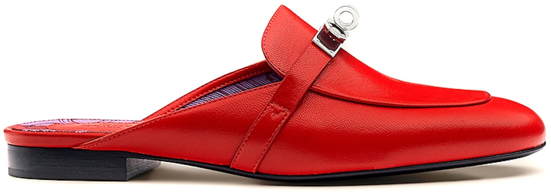 (W) HERMES Oz Mules ‘Kulit Kambing Merah’ H221082Z-8K Order (W) HERMES Oz Mules ‘Kulit Kambing Merah’ H221082Z-8K