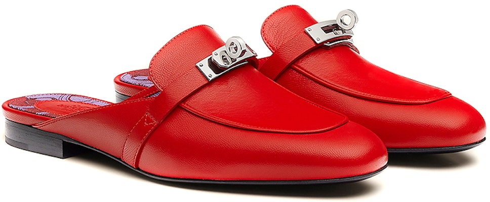 (W) HERMES Oz Mules ‘Kulit Kambing Merah’ H221082Z-8K Lookbook (W) HERMES Oz Mules ‘Kulit Kambing Merah’ H221082Z-8K