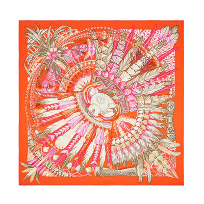 (Women) HERMES Pacific Dance Silk Scarf for Women. H003572S-02