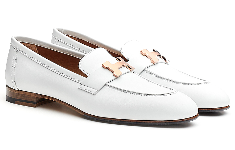 Lookbook (Women) HERMES Paris 'Simple White Loafer' H211230Z-V90