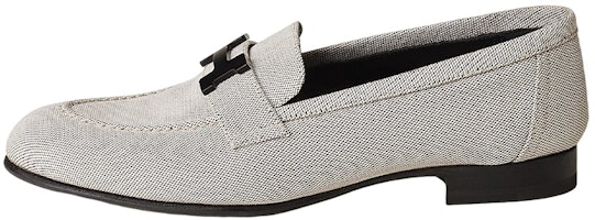 (Women) HERMES Paris Canvas Loafer 'Burgundy' H231046Z-PN (Women) HERMES Paris Canvas Loafer 'Burgundy' H231046Z-PN