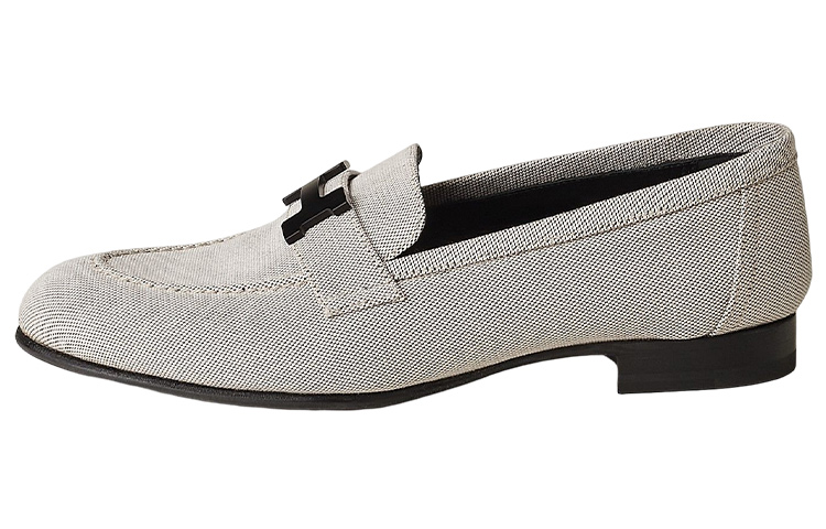 (Women) HERMES Paris Canvas Loafer 'Burgundy' H231046Z-PN