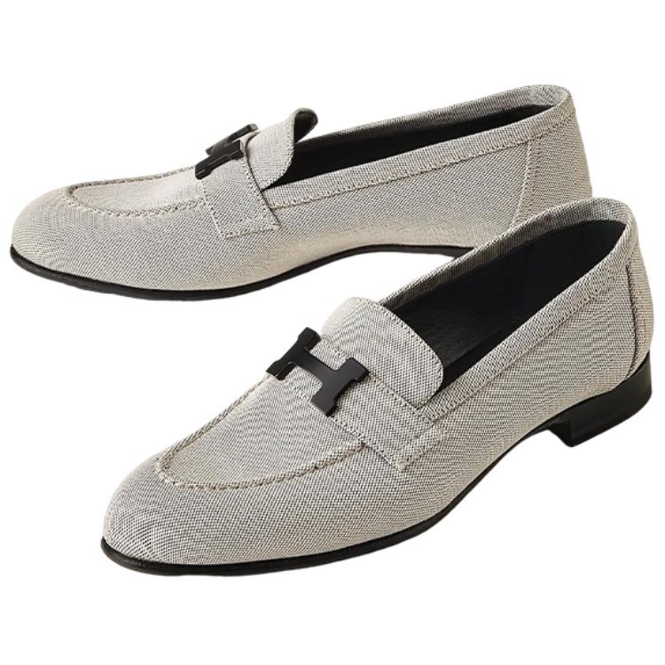 Lookbook (W) HERMES Paris Canvas Loafer ''Bordeaux'' H231046Z-PN