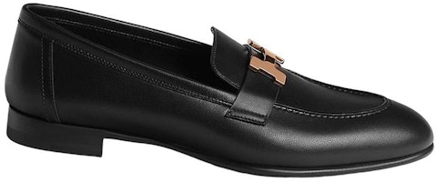 (W) 爱马仕巴黎黑色皮革低帮乐福鞋 H231049Z-02 Order (W) 爱马仕巴黎黑色皮革低帮乐福鞋 H231049Z-02