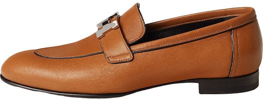(Women) HERMES Paris Leather Low-Top Slip-On 'Brown' H231047Z-A3 (Women) HERMES Paris Leather Low-Top Slip-On 'Brown' H231047Z-A3
