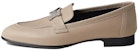 (W) Kasut Rata Kulit Slip-On HERMES Paris 'Beige' Kasual H172108Z-B3