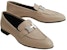 (W) Kasut Rata Kulit Slip-On HERMES Paris 'Beige' Kasual H172108Z-B3