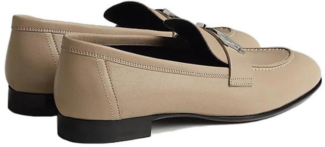 HERMES愛馬仕 Paris 皮革 時尚套穿圓頭 女士休閒單鞋 女款 米色 Purchase HERMES愛馬仕 Paris 皮革 時尚套穿圓頭 女士休閒單鞋 女款 米色