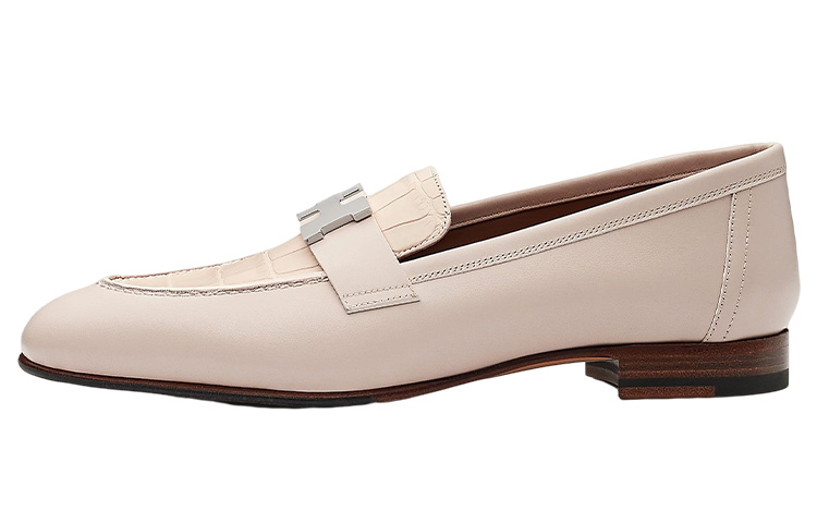 (Women) HERMES Paris Loafer 'Beige Crocodile' H221220Z-P6