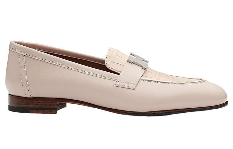 Order (W) HERMES Paris Loafer ''Beige Krokodil'' H221220Z-P6