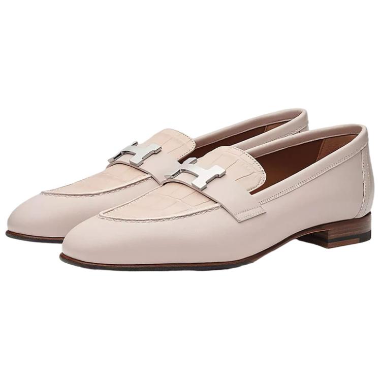 Lookbook (W) HERMES Paris Loafer ''Beige Krokodil'' H221220Z-P6