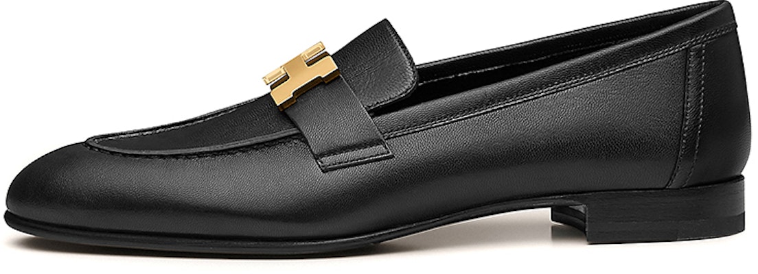 (W) HERMES Paris Loafer 'Kulit Kambing Hitam' H182182Z-04 Buy (W) HERMES Paris Loafer 'Kulit Kambing Hitam' H182182Z-04