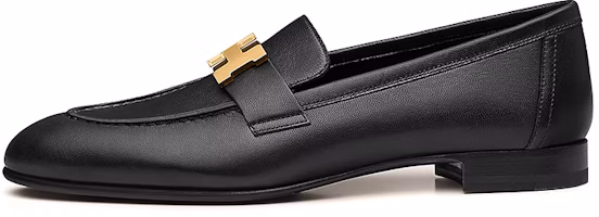 (Women) HERMES Paris Loafer 'Black Goat Skin' H182182Z-04 (Women) HERMES Paris Loafer 'Black Goat Skin' H182182Z-04