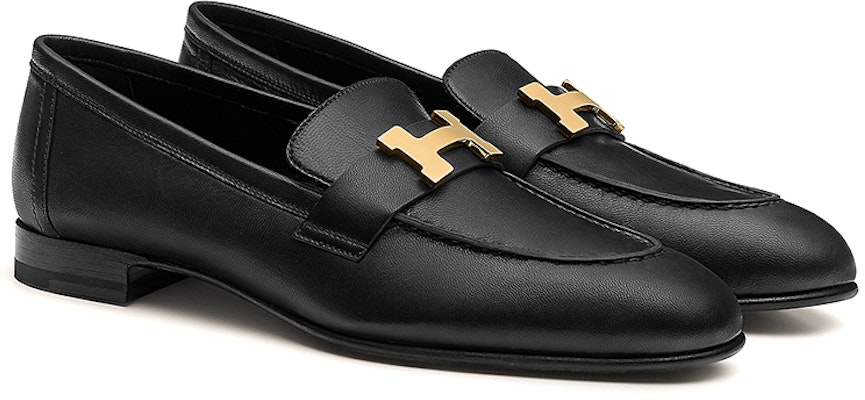 (W) HERMES Paris Loafer 'Kulit Kambing Hitam' H182182Z-04 Lookbook (W) HERMES Paris Loafer 'Kulit Kambing Hitam' H182182Z-04