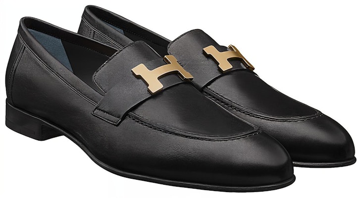 (Women) HERMES Paris Loafer 'Black Gold' H192435Z-AN0 Lookbook (Women) HERMES Paris Loafer 'Black Gold' H192435Z-AN0