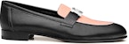 (W) HERMES Paris Loafer 'Hitam Merah Jambu' H172108Z-06
