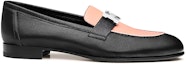 Order (W) HERMES Paris Loafer 'Hitam Merah Jambu' H172108Z-06