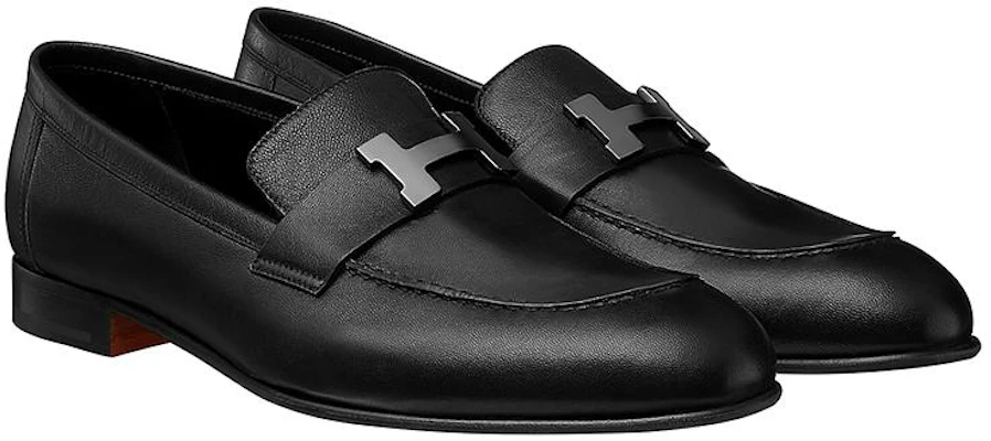 (W) HERMES Paris Loafer ''Schwarz Silber'' H191306Z-A02 Shop (W) HERMES Paris Loafer ''Schwarz Silber'' H191306Z-A02