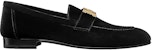 (W) HERMES Paris Kasut Loafer 'Baldu Hitam' H192170Z-02
