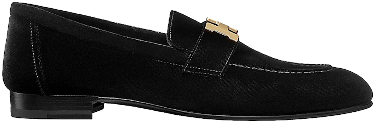 (W) HERMES Paris Loafer ''Zwart Fluweel'' H192170Z-02 Order (W) HERMES Paris Loafer ''Zwart Fluweel'' H192170Z-02