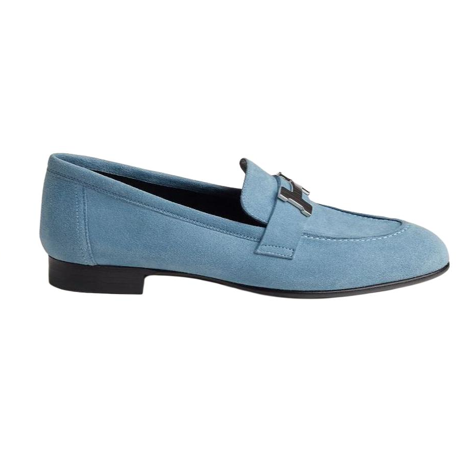 Order (W) HERMES Paris Loafer ''Blau'' H172109Z-1D
