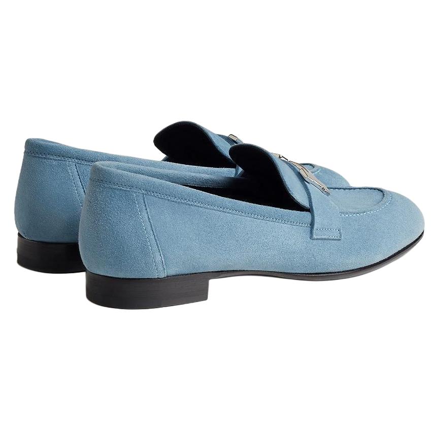 Lookbook (W) HERMES Paris Loafer ''Blau'' H172109Z-1D