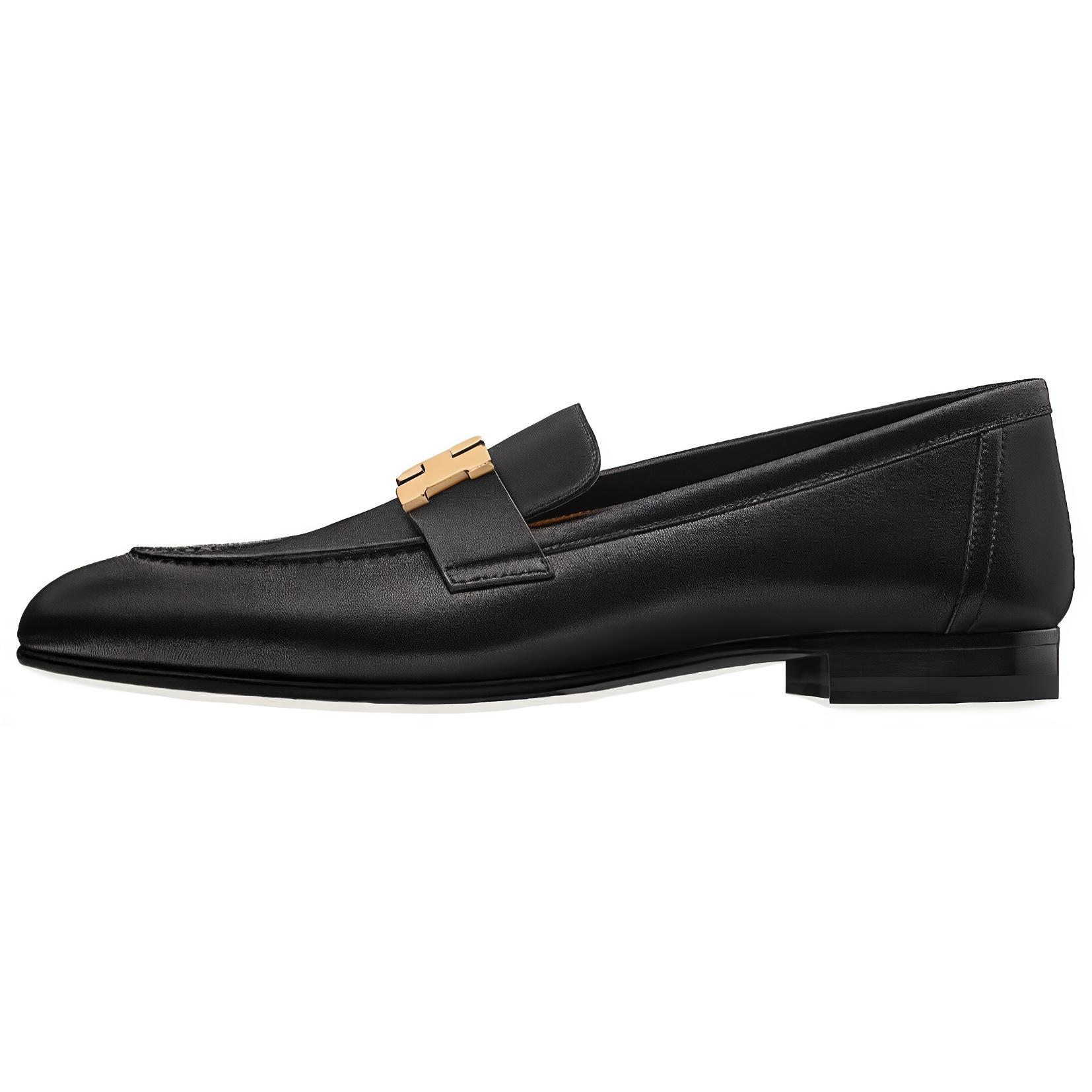 (Women) HERMES Paris Loafer 'Gold Buckle Yellow Brass' H182182Z-NR