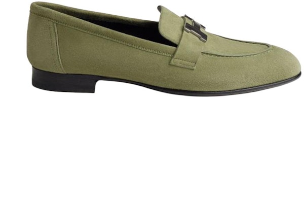 (W) HERMES Paris Kasut Loafer 'Hijau' H172109Z-6M Order (W) HERMES Paris Kasut Loafer 'Hijau' H172109Z-6M