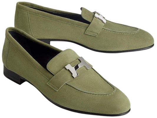 (Women) HERMES Paris Loafer 'Green' H172109Z-6M Lookbook (Women) HERMES Paris Loafer 'Green' H172109Z-6M