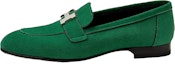 Buy (W) HERMES Paris Loafer 'Hijau' H222067Z-I0