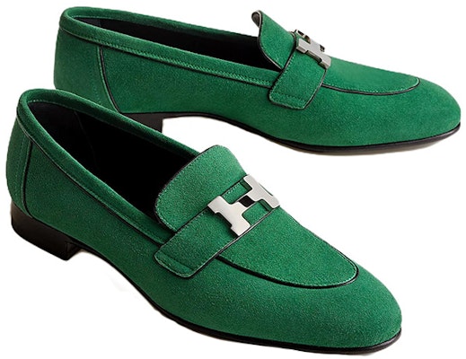 (Women) HERMES Paris Loafer 'Green' H222067Z-I0 Lookbook (Women) HERMES Paris Loafer 'Green' H222067Z-I0