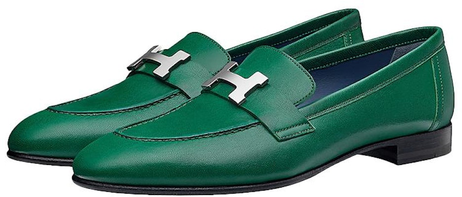 (Women) HERMES Paris Loafer 'Green Goat Leather' H172108Z-6Y Lookbook (Women) HERMES Paris Loafer 'Green Goat Leather' H172108Z-6Y