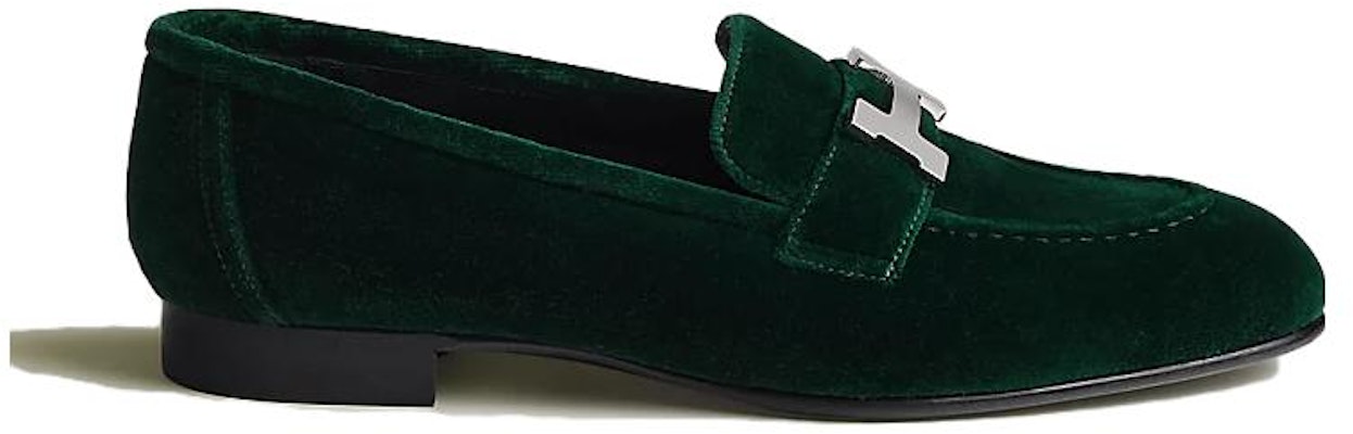 (W) 에르메스 파리 그린 벨벳 로퍼 H232135Z-VF Order (W) 에르메스 파리 그린 벨벳 로퍼 H232135Z-VF