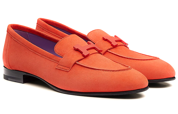 Lookbook (W) HERMES Paris Loafer 'Icy Pink' Wanita H221065Z-3L