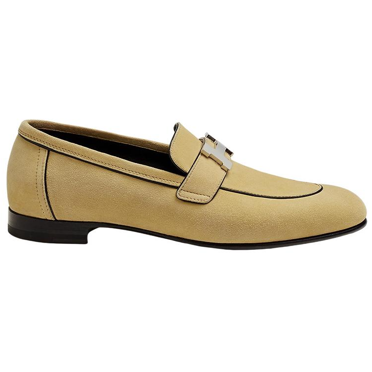 Order (W) HERMES Paris Loafer ''Khaki'' Herrenschuhe H222067Z-B6
