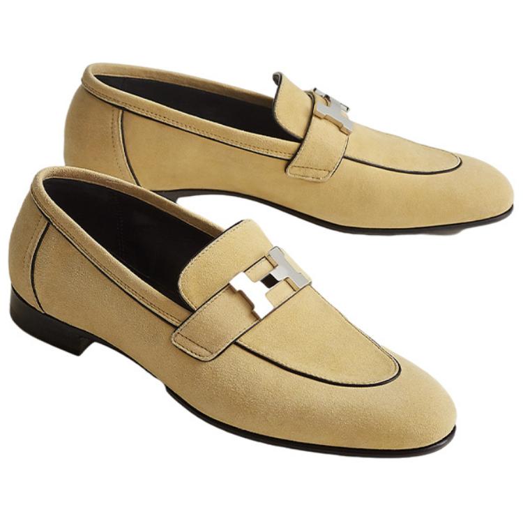 Purchase (W) HERMES Paris Loafer ''Khaki'' Herrenschuhe H222067Z-B6