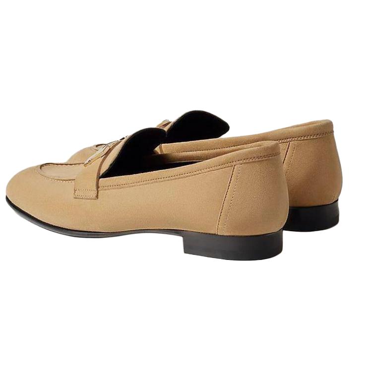 Shop (W) HERMES Paris Loafer 'Coklat Muda' H241240Z-VD